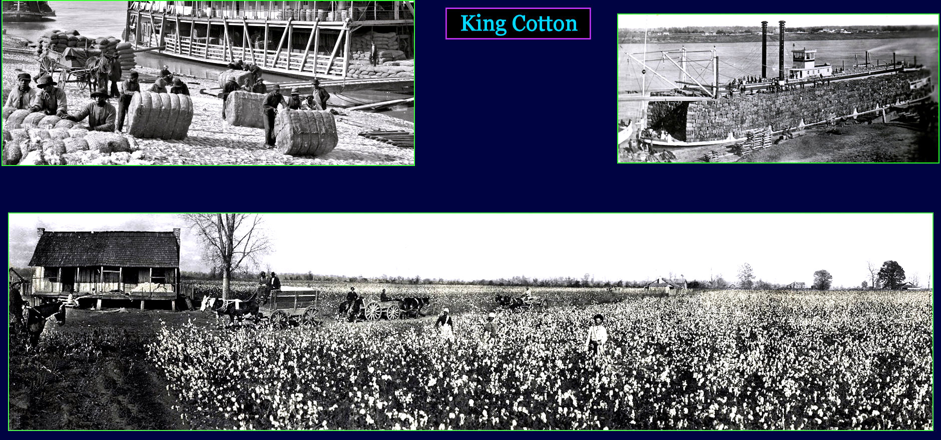 King Cotton, 1850